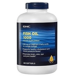GNC健安喜Fish Oil 1000鱼油 360粒/瓶 原价420元