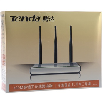 腾达（TENDA）W303R 300M穿墙王无线路由器（赠送网线！免费上门安装调试！）