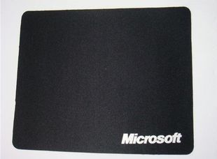 C904微软罗技黑色丝面防滑鼠标垫2218cm