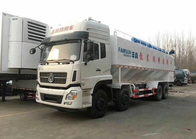 甘肃14吨拉散装饲料的轻卡车行情价格程力公司在线咨询
