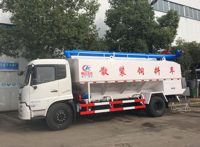 新疆东风10吨运饲料车现车价格公道程力制造在线咨询