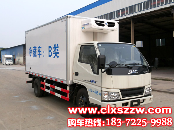 四川成都温江4.2米冷藏车生产厂家