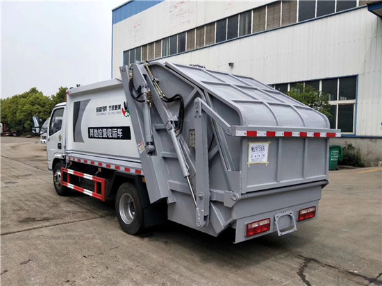 忻州8吨挂桶式后翻压缩垃圾车