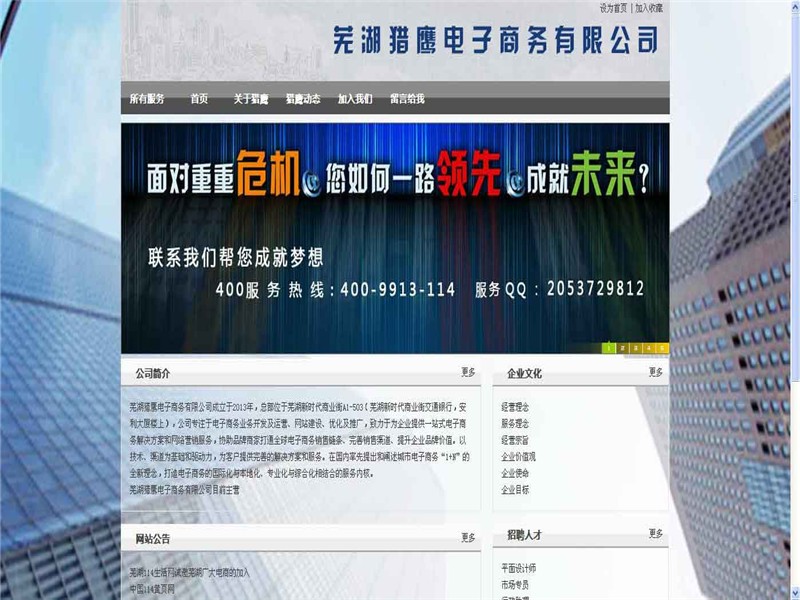 芜湖猎鹰电子商务有限公司_网站推广_网络整